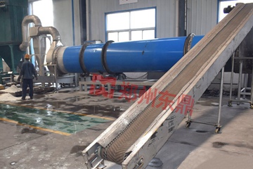 江西赣州每小时5吨石粉烘干机生产线